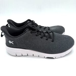 Kuru Flex Everyday Walking Travel Relief Comfort Sneakers Charcoal 10 Wide